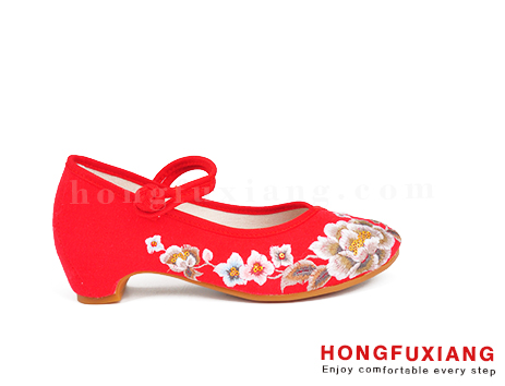 鴻福祥女鞋HL221126紅色